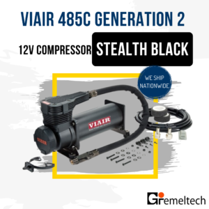 Viair 485C Stealth Black Mountable Compressor (Single)