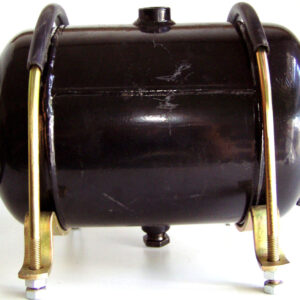 10L Mild Steel Black Air Tank with Brackets