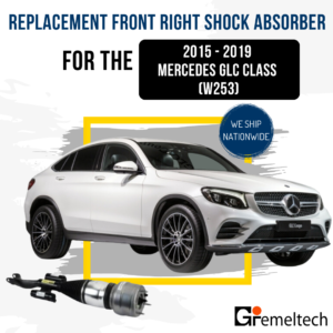 2015 - 2019 Mercedes Benz GLC Class (X253) Front Right Replacement Complete Shock Absorber with Airspring with ADS