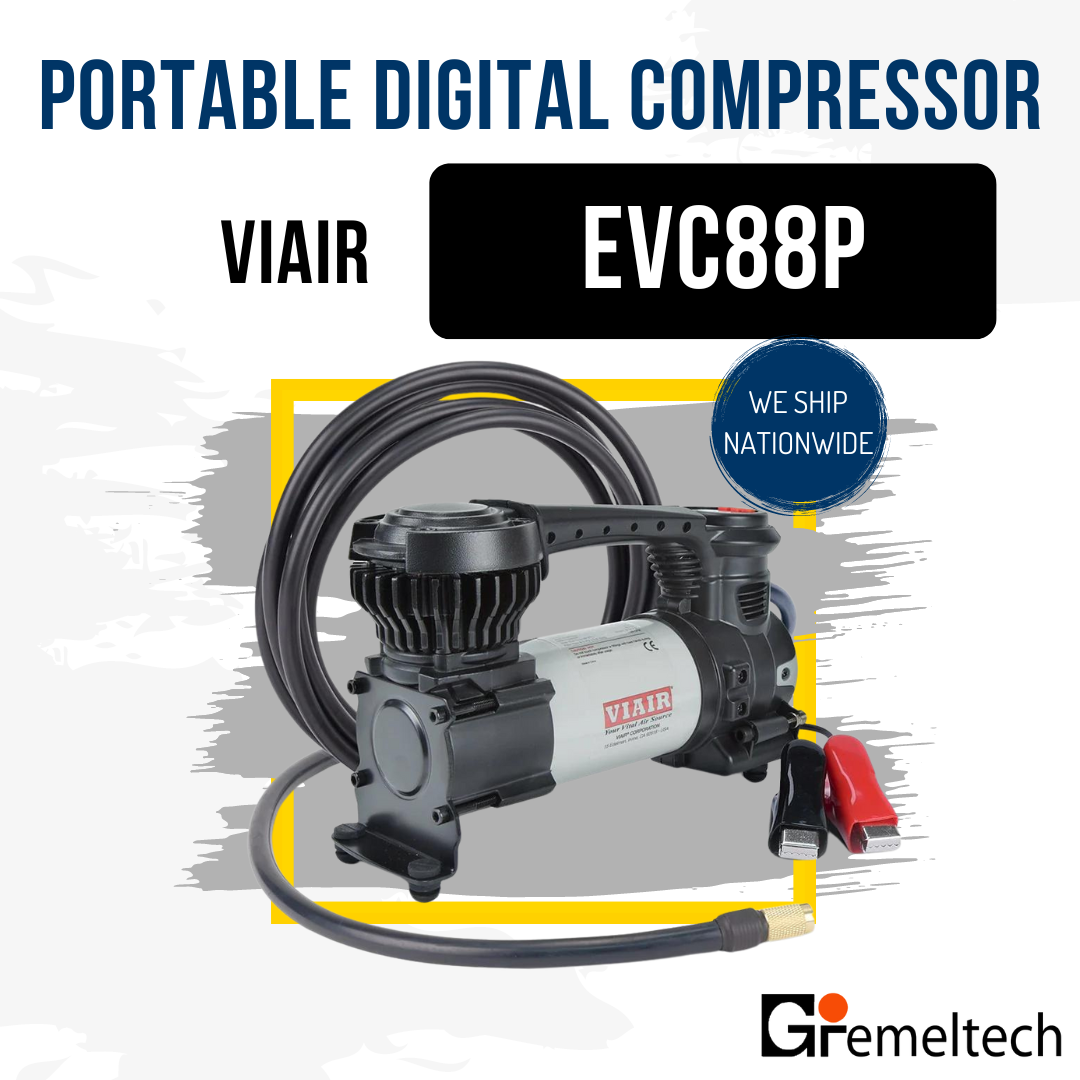 Viair EVC88P Digital Automatic Portable Compressor (Crocodile Clamps)
