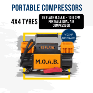 EZ Flate M.O.A.B. - 10.6 CFM Portable Dual Air Compressor